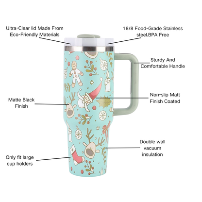 Bellavita Sports Tumbler (40 oz) - "Life is Beautiful"