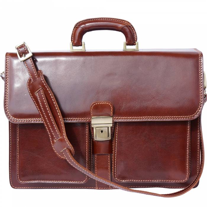 The Medici Leather Briefcase