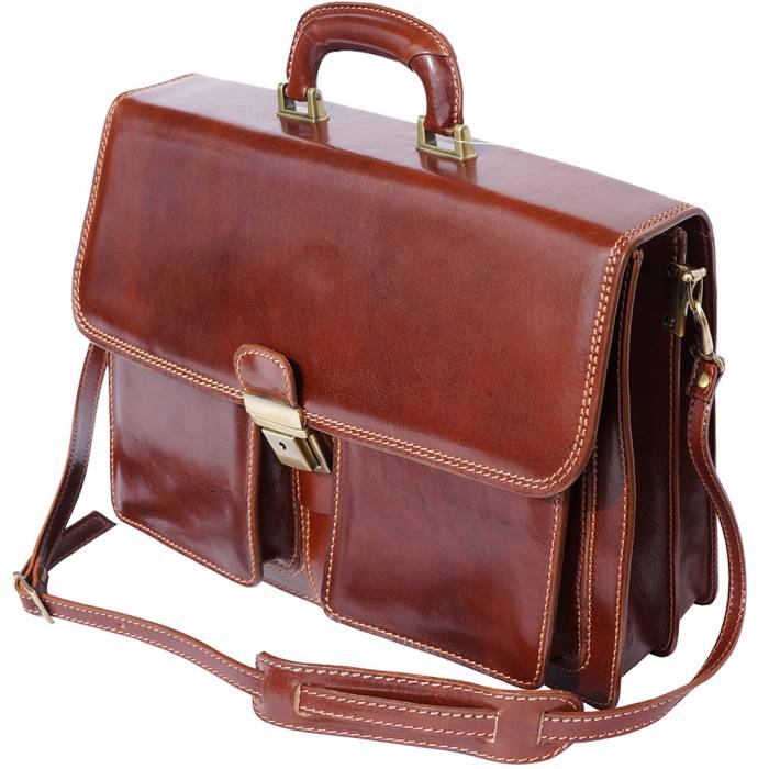 The Medici Leather Briefcase