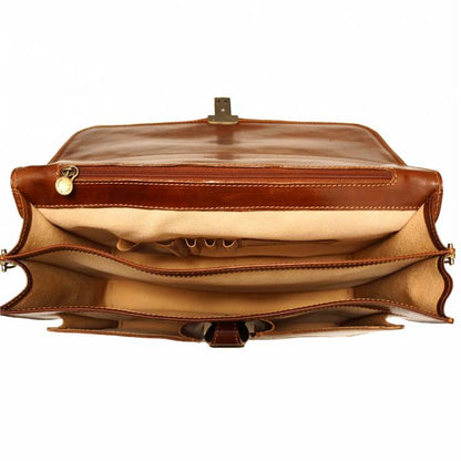 The Medici Leather Briefcase